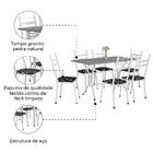 Conjunto De Mesa Itália New Com 6 Cadeiras 1,40m Artefamol Gr
