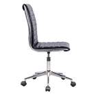 Conjunto De Mesa Kuadra Nogal 150 Cm Com Cadeira De Escritóri