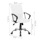 Conjunto De Mesa Kuadra Nogal 150 Cm Com Cadeira De Escritóri