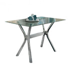 Conjunto De Mesa Leon 150x80cm Com 6 Cadeiras Nice Cromado E