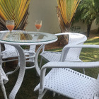 Conjunto De Mesa Mar Branco - 4 Lugares - Avere