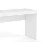 Conjunto De Mesa Marselha Branca Com Cadeira De Escritório Di