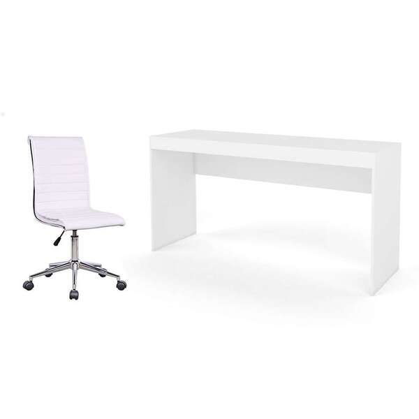 Conjunto De Mesa Marselha Com Cadeira De Escritório Secretári