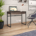 Conjunto De Mesa Para Computador Com 1 Estante Londres -brast