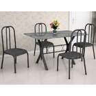 Conjunto De Mesa Para Cozinha Com 4 Cadeiras Miame/madri - Fa