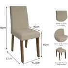 Conjunto de Mesa Para Sala de Jantar C/ Vidro Temperado e 4 C