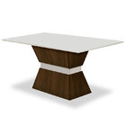 Conjunto De Mesa Para Sala De Jantar Com 6 Cadeira Monaco-dob