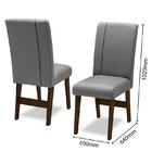 Conjunto De Mesa Para Sala De Jantar Com 6 Cadeira Monaco-dob