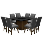 Conjunto De Mesa Para Sala De Jantar Com 8 Cadeiras Esparta-d