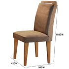 Conjunto De Mesa Para Sala De Jantar Retangular Com 6 Cadeira