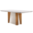 Conjunto De Mesa Para Sala De Jantar Retangular Com 6 Cadeira