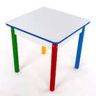 Conjunto De Mesa Quadrada Com 4 Cadeiras Ferrum Colorido