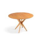 Conjunto De Mesa Redonda 108 Cm Com 4 Cadeiras Luna Bege
