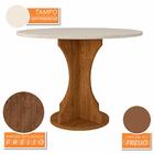 Conjunto De Mesa Redonda 4 Cadeiras Santorini Fre/off/cor.car