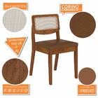 Conjunto De Mesa Redonda 4 Cadeiras Santorini Frei/pto/cor.ca