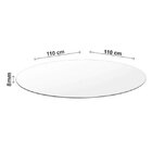 Conjunto De Mesa Redonda Com 4 Lugares Karina Móveis  Bronze/