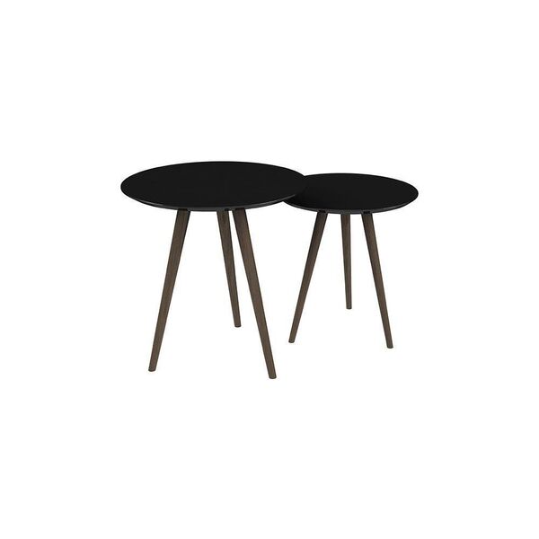 Conjunto De Mesa Redondo Preto L24 - Pinoquio