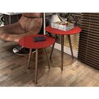 Conjunto De Mesa Redondo Vermelho L24 - Pinoquio