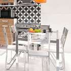 Conjunto De Mesa Reno Com 6 Cadeiras Nápolis Branco