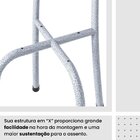 Conjunto De Mesa Retangular 140x75cm Tampo Granito Ocre 6 Cad