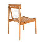 Conjunto de Mesa Retangular 75x95x240cm com 8 Cadeiras sem Braço de Madeira Yumi Marrom Naterial