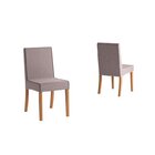 Conjunto De Mesa Retangular Com Vidro Laqueado 160x90cm E 6 C