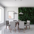 Conjunto De Mesa Retangular Com Vidro Laqueado 160x90cm E 6 C