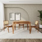 Conjunto De Mesa Retangular Tarsila Yescasa Com 4 Cadeiras Ve