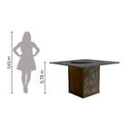 Conjunto De Mesa Sala De Jantar Ancara Com 6 Cadeiras E Tampo