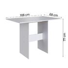 Conjunto De Mesa Sala De Jantar Carla Com 4 Cadeiras 1,08m Br