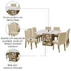 Conjunto De Mesa Sala De Jantar Com Tampo Giratório Ancara 1,