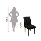 Conjunto De Mesa Sala De Jantar Dubai 1,36m Com 4 Cadeiras Pr