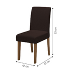 Conjunto De Mesa Sala De Jantar Miami Com 4 Cadeiras Trieste