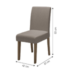 Conjunto De Mesa Sala De Jantar Miami Com 6 Cadeiras Trieste