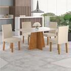 Conjunto De Mesa Sala De Jantar Retangular Passion 1,20m Off