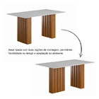 Conjunto De Mesa Sala De Jantar Ripada Santiago 1,80m 6 Cadei