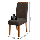 Conjunto De Mesa Sala De Jantar Ripada Tampo Com Vidro Santia