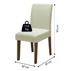 Conjunto De Mesa Sala De Jantar Trieste 0,90m Quadrada Com 4