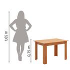 Conjunto De Mesa Sala De Jantar Violeta 1,36m Com 6 Cadeiras