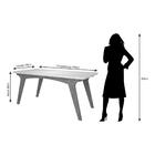 Conjunto De Mesa Selena 180 Cm Com 6 Cadeiras Paola Cimol Sav