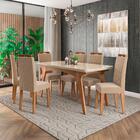 Conjunto De Mesa Selena 180 Cm Com 6 Cadeiras Paola Cimol Sav