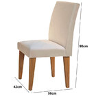 Conjunto De Mesa Sofia Com 6 Cadeiras Grécia-rufato - Veludo