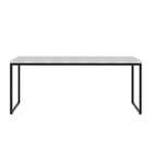 Conjunto De Mesa Studio Branca 180 Cm Com Cadeira De Escritór