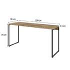 Conjunto De Mesa Studio Carvalho 150 Cm Com Cadeira De Escrit