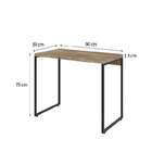 Conjunto De Mesa Studio Carvalho Com Cadeira De Escritório Se