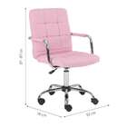 Conjunto De Mesa Studio Preta Com Cadeira De Escritório Secre