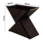 Conjunto De Mesa Tampo Bp 160cm E 6 Cadeiras Dubai Egito  Pre