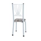 Conjunto De Mesa Tampo De Granito Ocre Com 4 Cadeiras Lorena