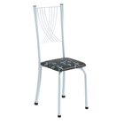 Conjunto De Mesa Tampo De Granito Ocre Com 6 Cadeiras Lorena