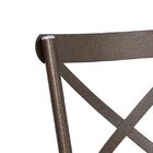 Conjunto De Mesa Tampo Em Vidro Com 4 Cadeiras Karina  Bronze